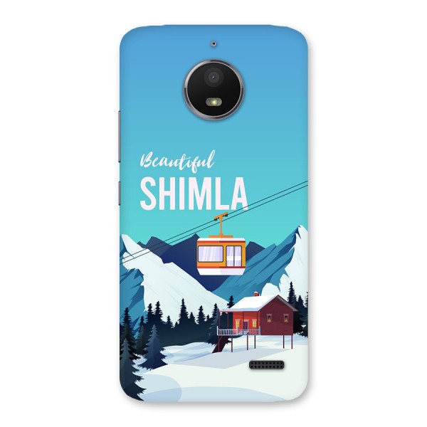 Beautiful Shimla Back Case for Moto E4