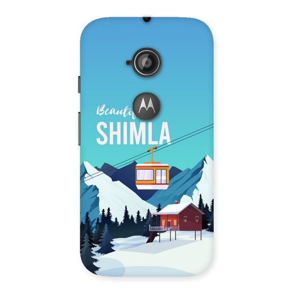 Beautiful Shimla Back Case for Moto E 2nd Gen