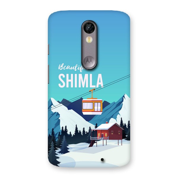 Beautiful Shimla Back Case for Moto X Force