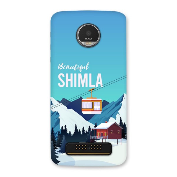 Beautiful Shimla Back Case for Moto Z Play