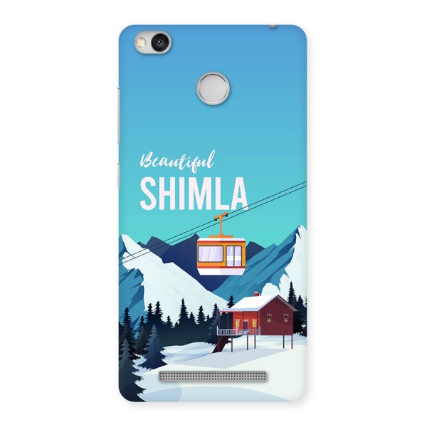 Beautiful Shimla Back Case for Redmi 3S Prime