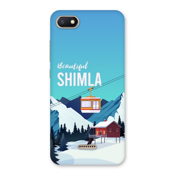 Beautiful Shimla Back Case for Redmi 6A