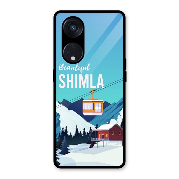 Beautiful Shimla Glass Back Case for Reno8 T 5G