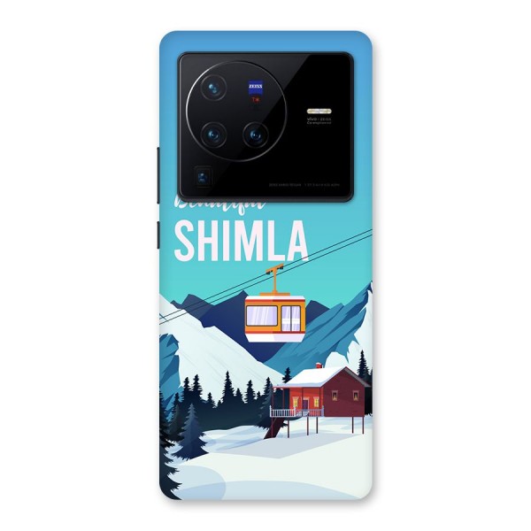 Beautiful Shimla Back Case for Vivo X80 Pro