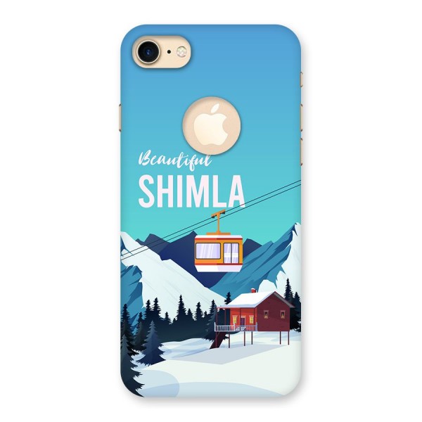 Beautiful Shimla Back Case for iPhone 8 Logo Cut