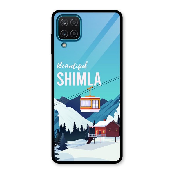 Beautiful Shimla Glass Back Case for Galaxy A12