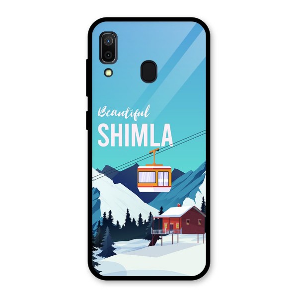 Beautiful Shimla Glass Back Case for Galaxy A30