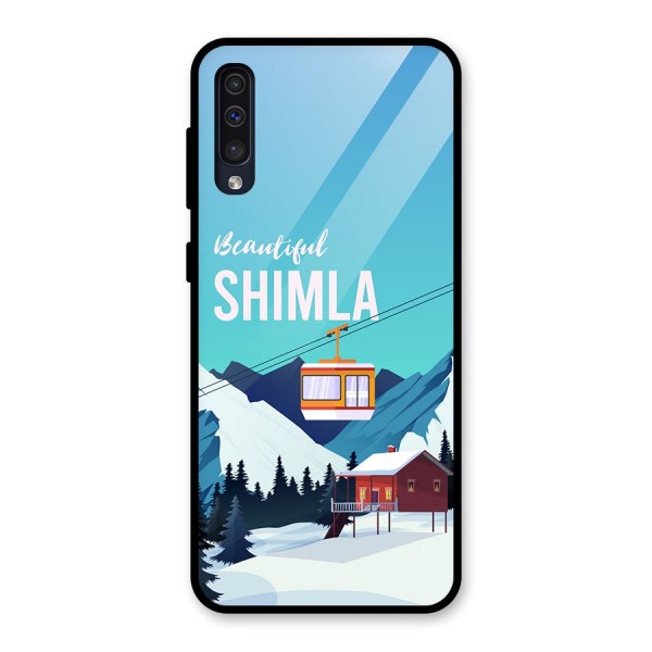 Beautiful Shimla Glass Back Case for Galaxy A50