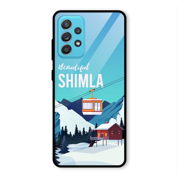 Beautiful Shimla Glass Back Case for Galaxy A52s 5G