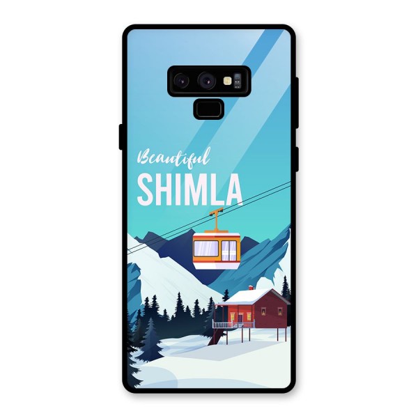 Beautiful Shimla Glass Back Case for Galaxy Note 9