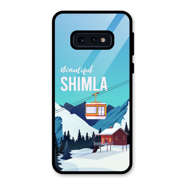 Beautiful Shimla Glass Back Case for Galaxy S10e