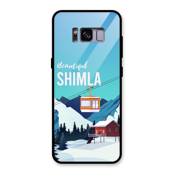 Beautiful Shimla Glass Back Case for Galaxy S8