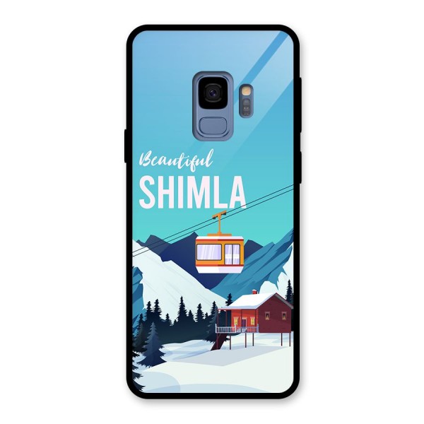 Beautiful Shimla Glass Back Case for Galaxy S9