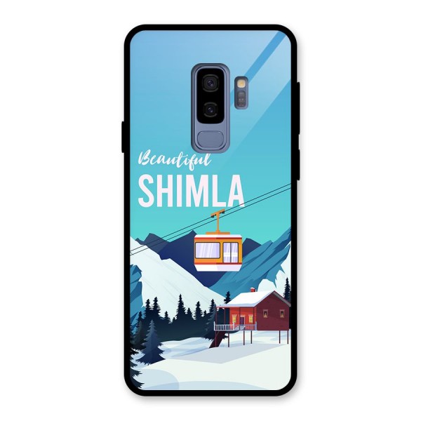 Beautiful Shimla Glass Back Case for Galaxy S9 Plus