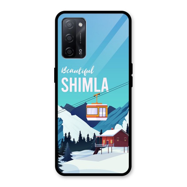 Beautiful Shimla Glass Back Case for Oppo A53s 5G