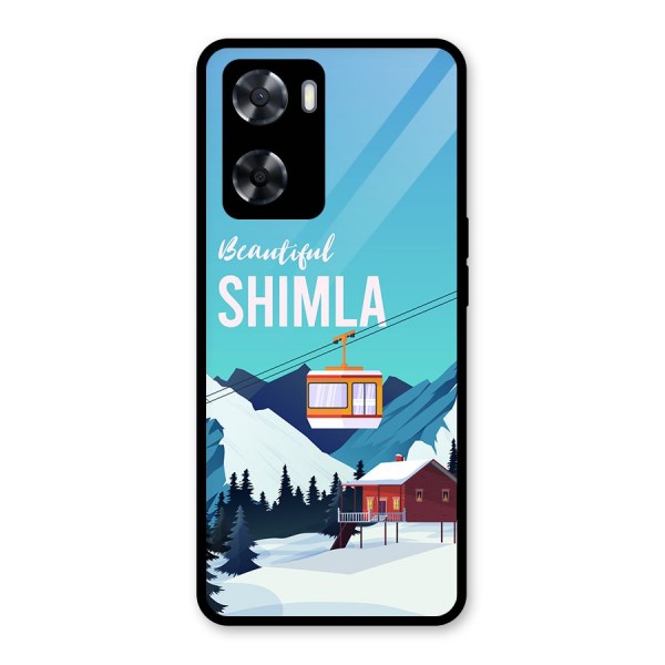 Beautiful Shimla Glass Back Case for Oppo A57 2022