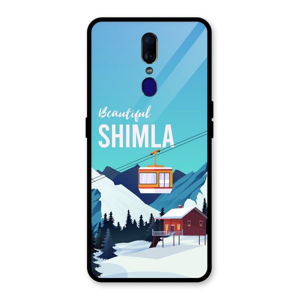 Beautiful Shimla Glass Back Case for Oppo F11