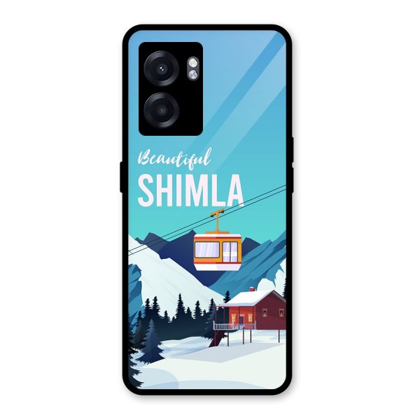 Beautiful Shimla Glass Back Case for Oppo K10 (5G)