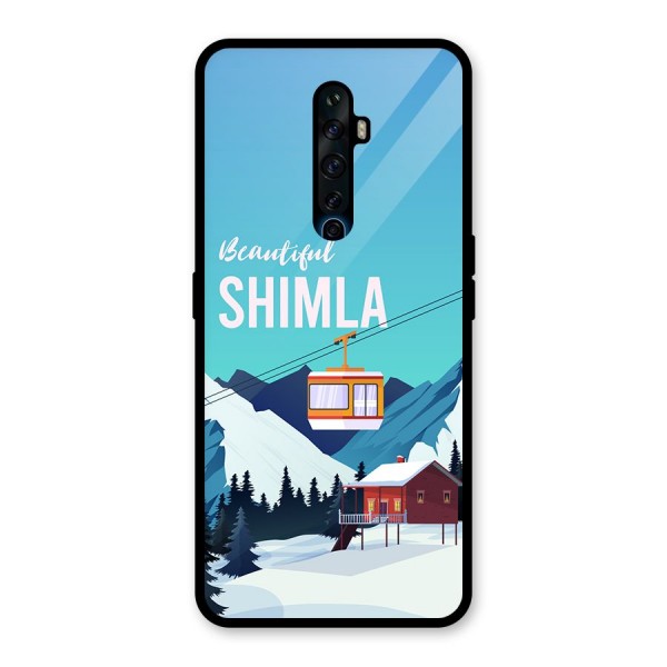 Beautiful Shimla Glass Back Case for Oppo Reno2 Z