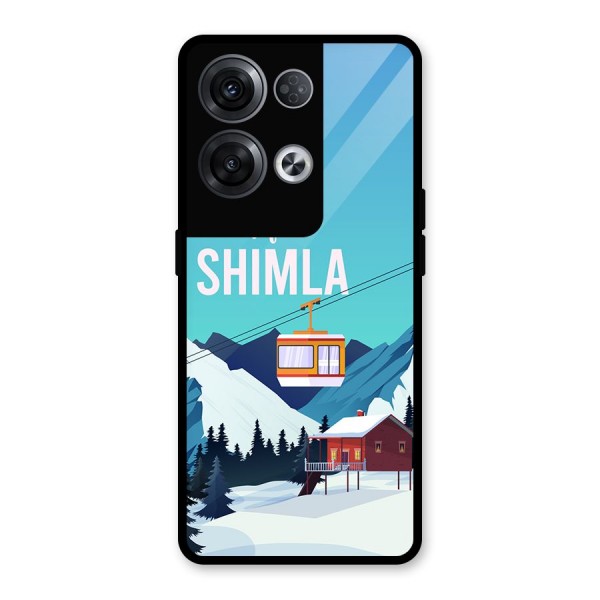 Beautiful Shimla Glass Back Case for Oppo Reno8 Pro 5G