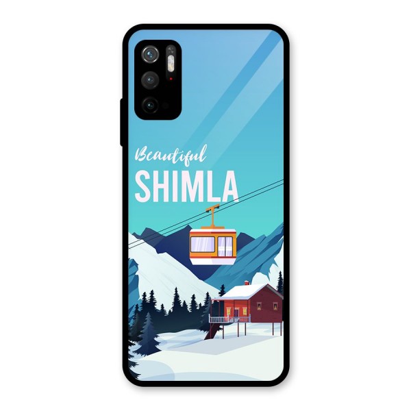 Beautiful Shimla Glass Back Case for Poco M3 Pro 5G