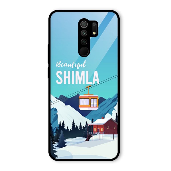 Beautiful Shimla Glass Back Case for Redmi 9 Prime