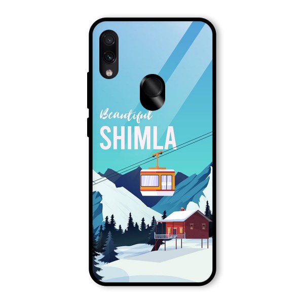 Beautiful Shimla Glass Back Case for Redmi Note 7