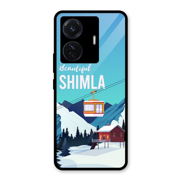 Beautiful Shimla Glass Back Case for Vivo T1 Pro