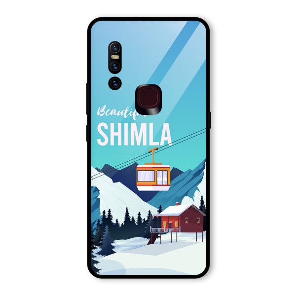 Beautiful Shimla Glass Back Case for Vivo V15