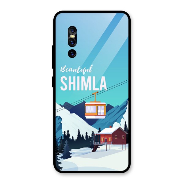 Beautiful Shimla Glass Back Case for Vivo V15 Pro