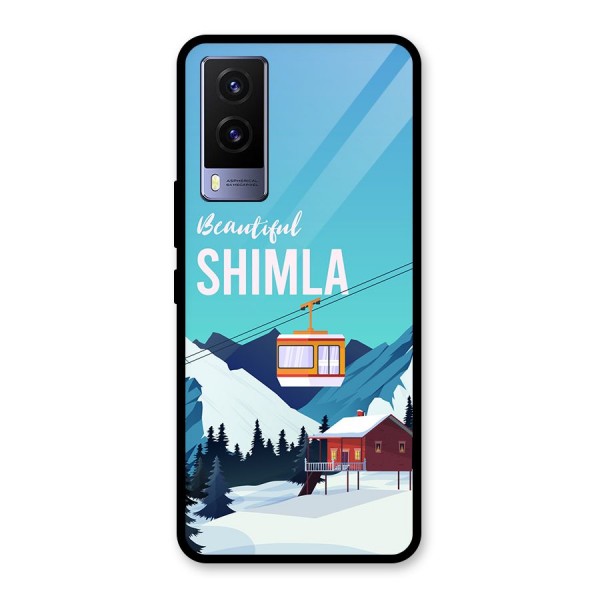 Beautiful Shimla Glass Back Case for Vivo V21e 5G