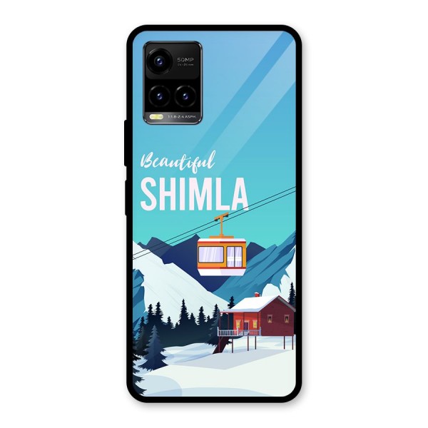 Beautiful Shimla Glass Back Case for Vivo Y21 2021