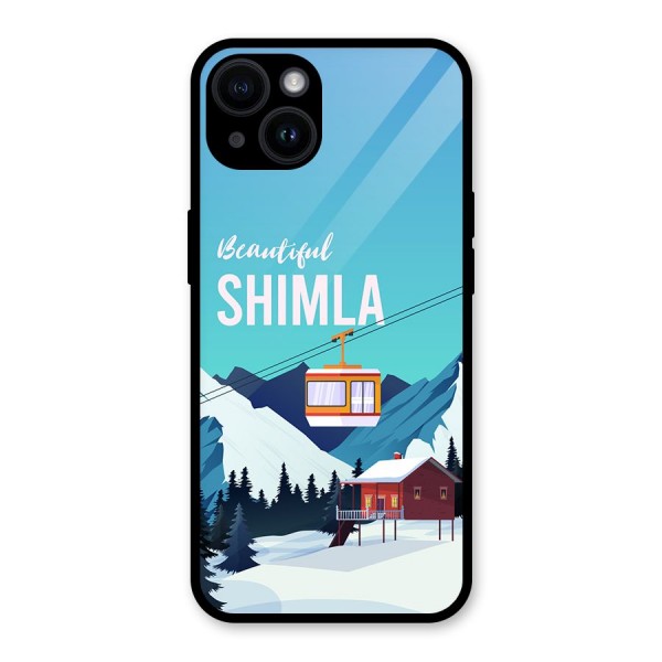 Beautiful Shimla Glass Back Case for iPhone 14