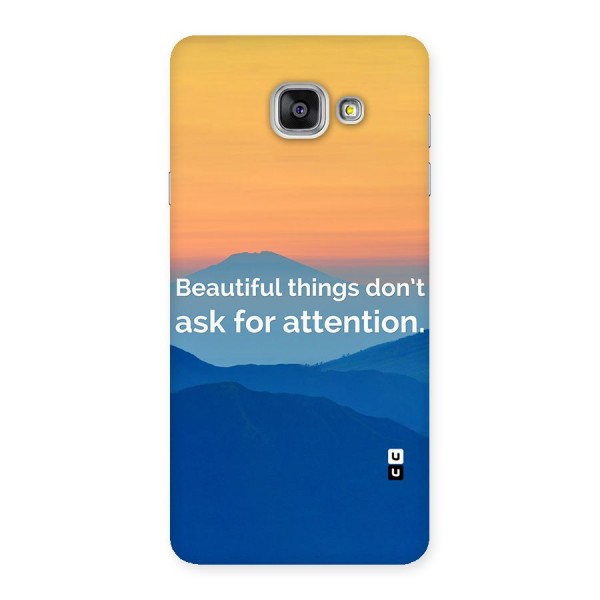 Beautiful Things Quote Back Case for Galaxy A7 2016