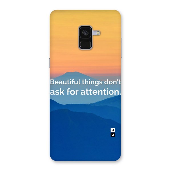 Beautiful Things Quote Back Case for Galaxy A8 Plus