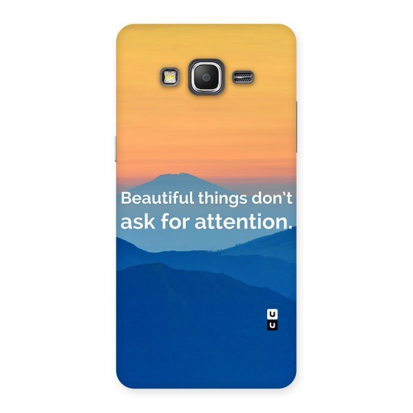 Beautiful Things Quote Back Case for Galaxy Grand Prime