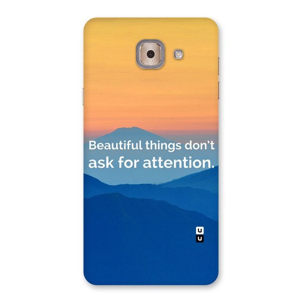 Beautiful Things Quote Back Case for Galaxy J7 Max