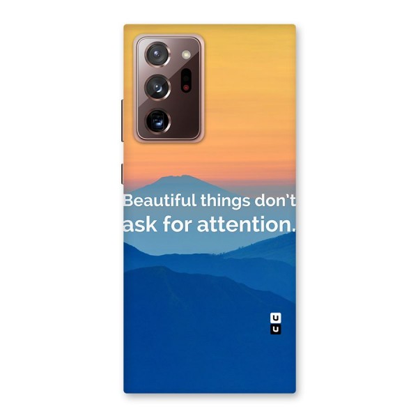 Beautiful Things Quote Back Case for Galaxy Note 20 Ultra