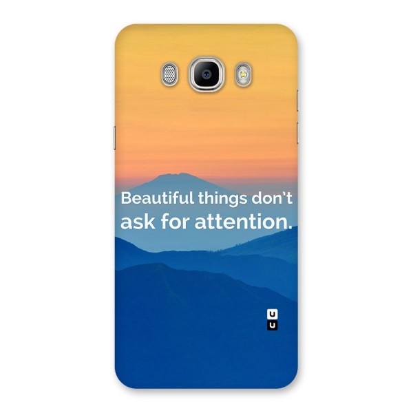 Beautiful Things Quote Back Case for Galaxy On8