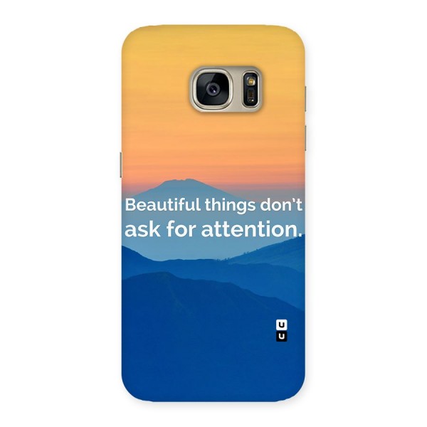 Beautiful Things Quote Back Case for Galaxy S7