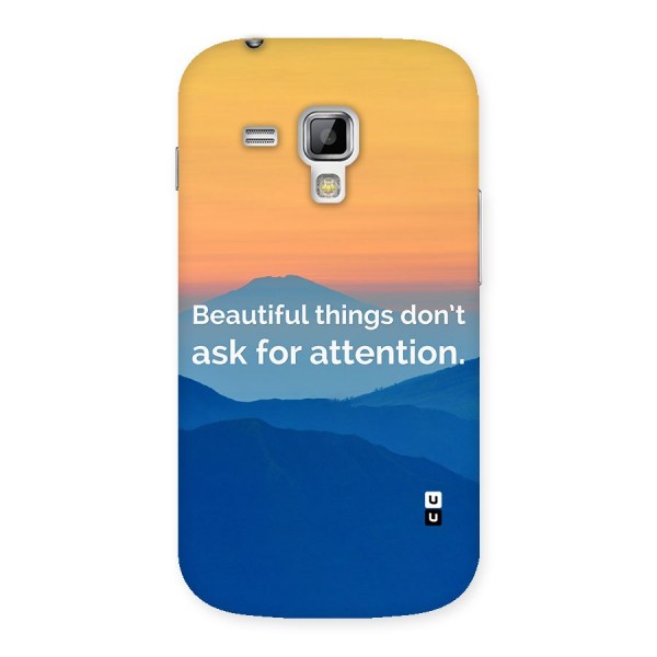 Beautiful Things Quote Back Case for Galaxy S Duos