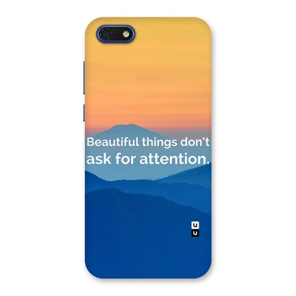 Beautiful Things Quote Back Case for Honor 7s