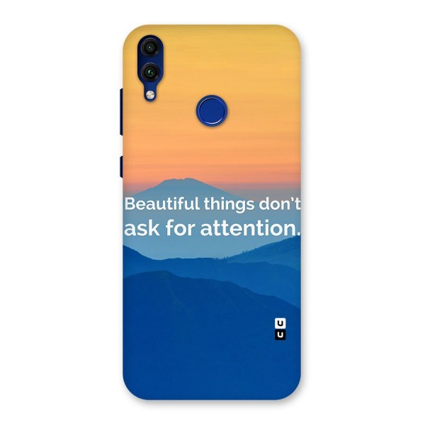 Beautiful Things Quote Back Case for Honor 8C