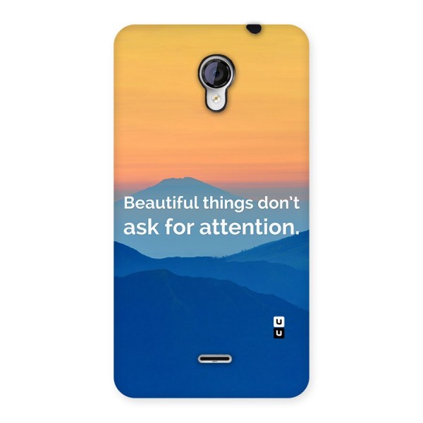 Beautiful Things Quote Back Case for Micromax Unite 2 A106