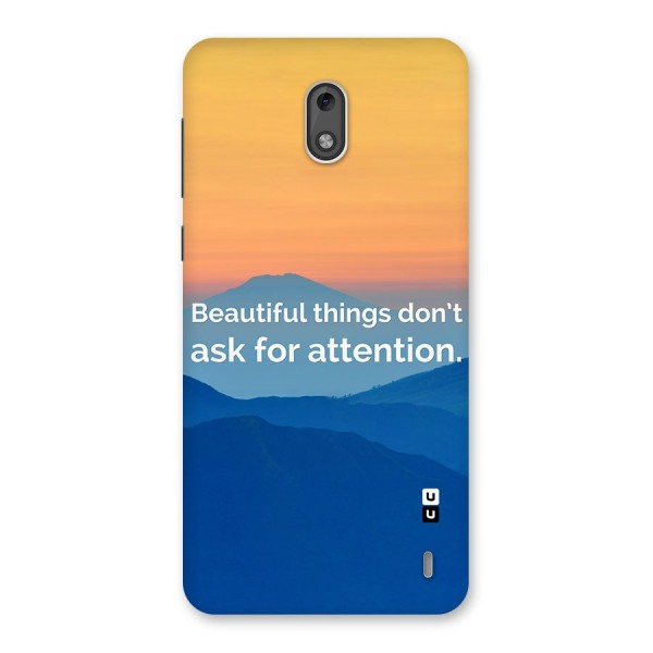 Beautiful Things Quote Back Case for Nokia 2