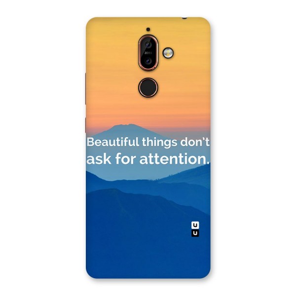 Beautiful Things Quote Back Case for Nokia 7 Plus