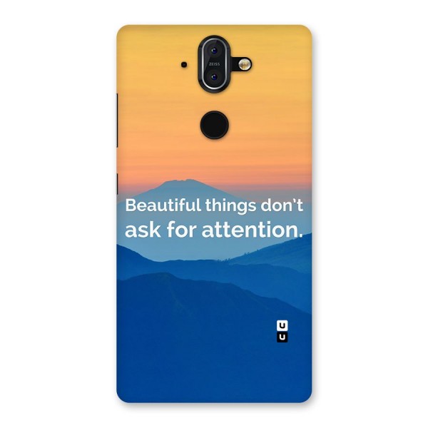 Beautiful Things Quote Back Case for Nokia 8 Sirocco