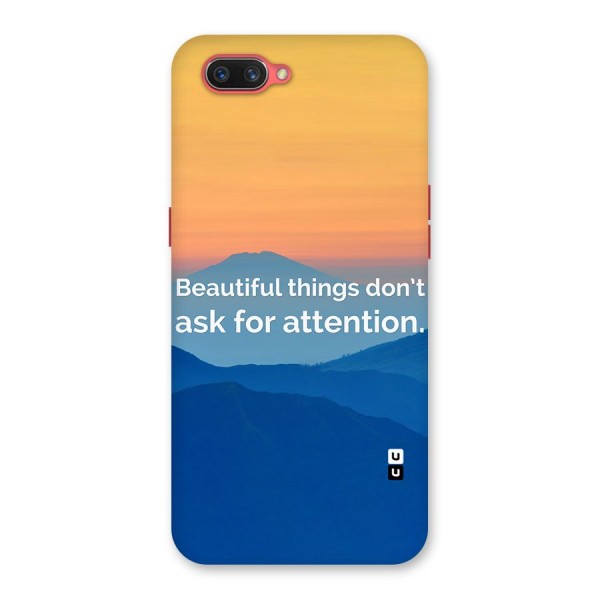 Beautiful Things Quote Back Case for Oppo A3s