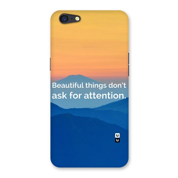 Beautiful Things Quote Back Case for Oppo A71