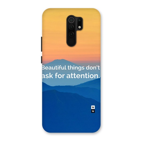 Beautiful Things Quote Back Case for Poco M2